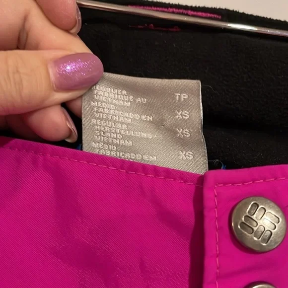 Columbia women’s hot pink snow pants Sz XS - Picture 10 of 11